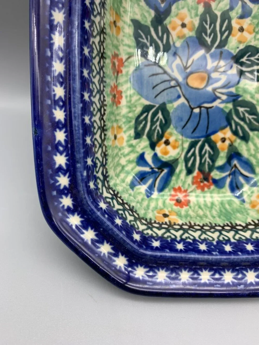 Ceramika Artystyczna Unikat Polish Pottery Baking Dish Casserola  7